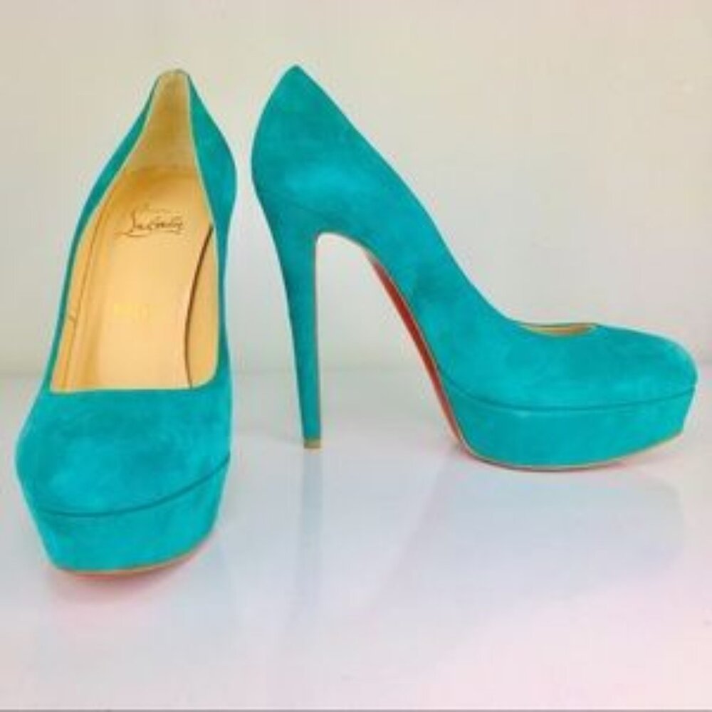 💥Christian Louboutin Bianca 140 Veau velours Sz 8